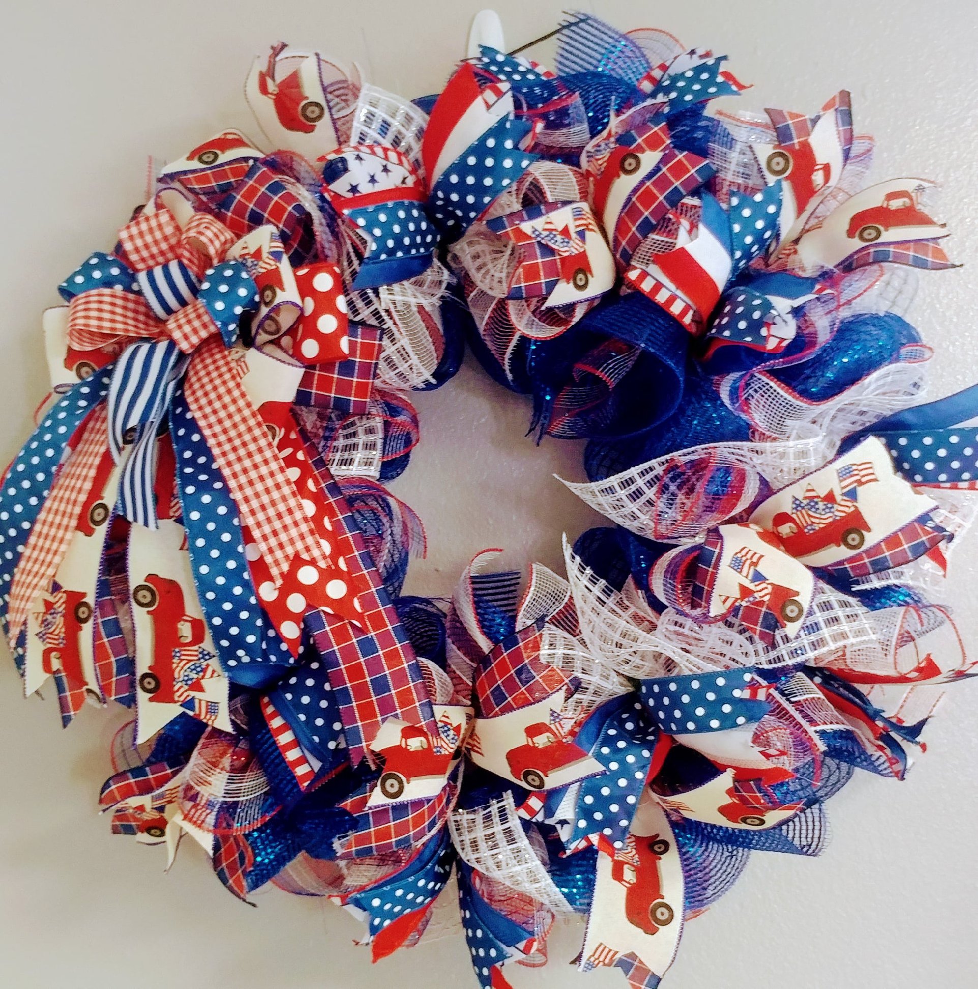 fourth of july wreath